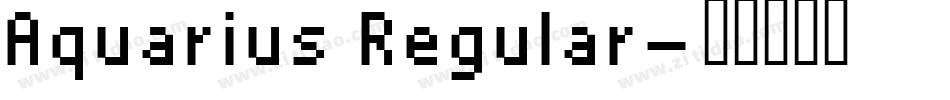 Aquarius Regular字体转换
